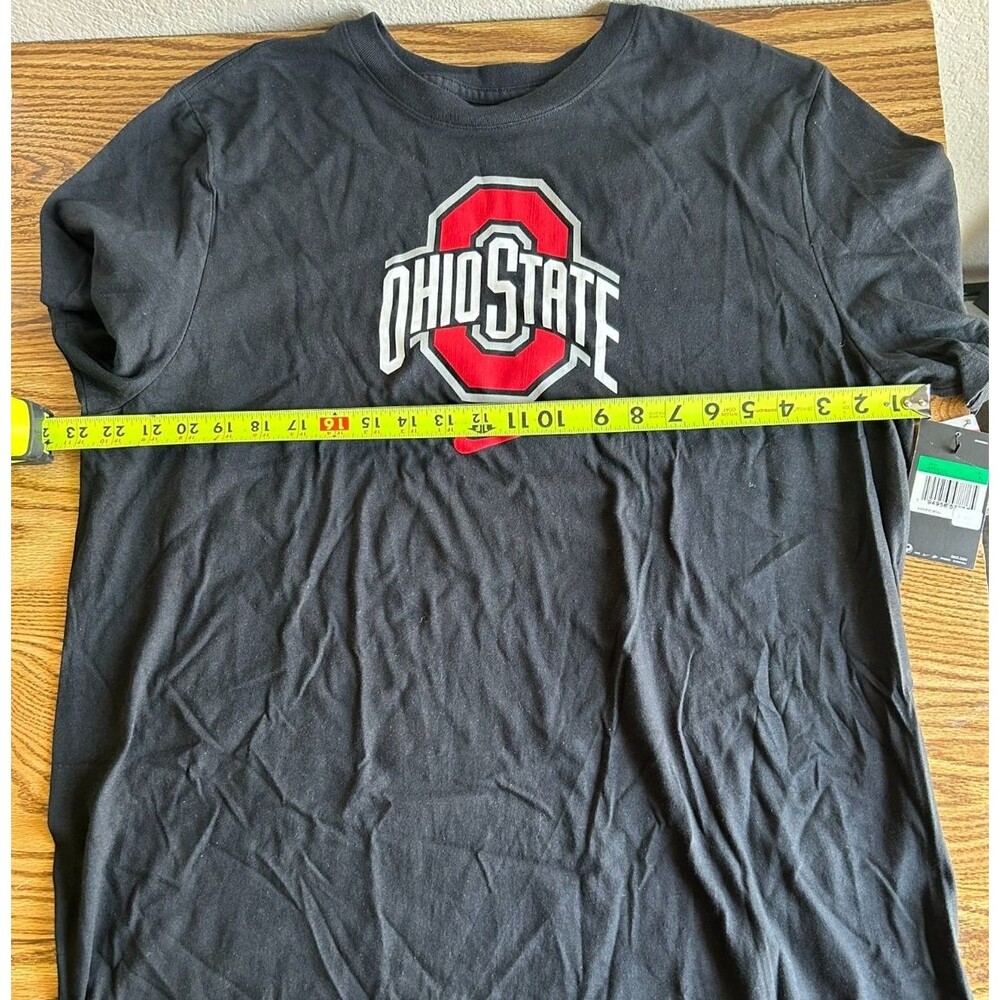 Ohio State Buckeyes Men’s Nike Tee Shirt Black Print Short Sleeve - Picture 5 of 5